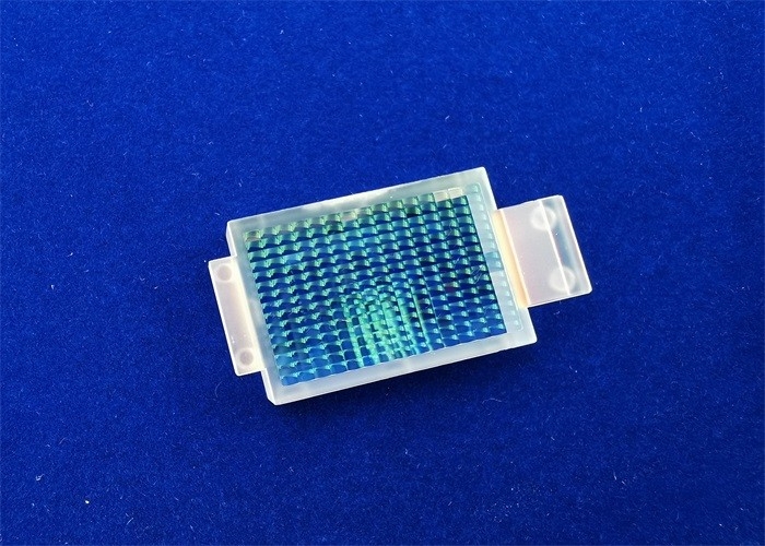Design / Custom Made OEM / ODM Plastic Fly's Eye Lens Colorless PMMA 24.8x16x7.78 Coating AR&lt;0.5%@420-680nm