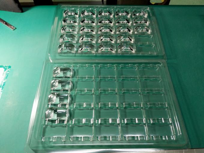 PMMA Material Plastic Optical Lenses / Emitter lens Colorless